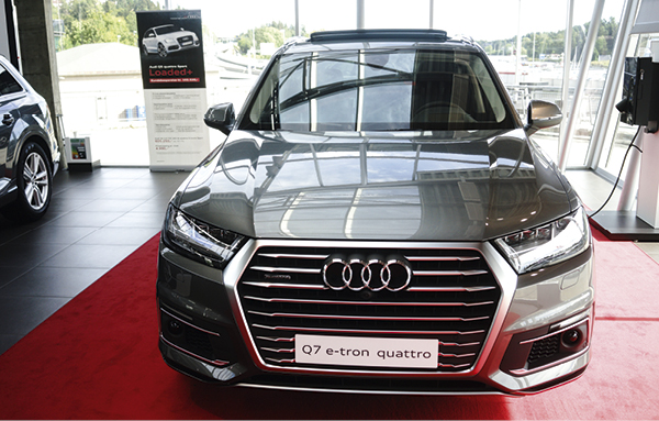IN magasinet : Q7 e tron – Audis nye kraft SUV som ladbar hybrid Audi Q7 e tron quattro plug in hybrid | SUV | Møller Bil